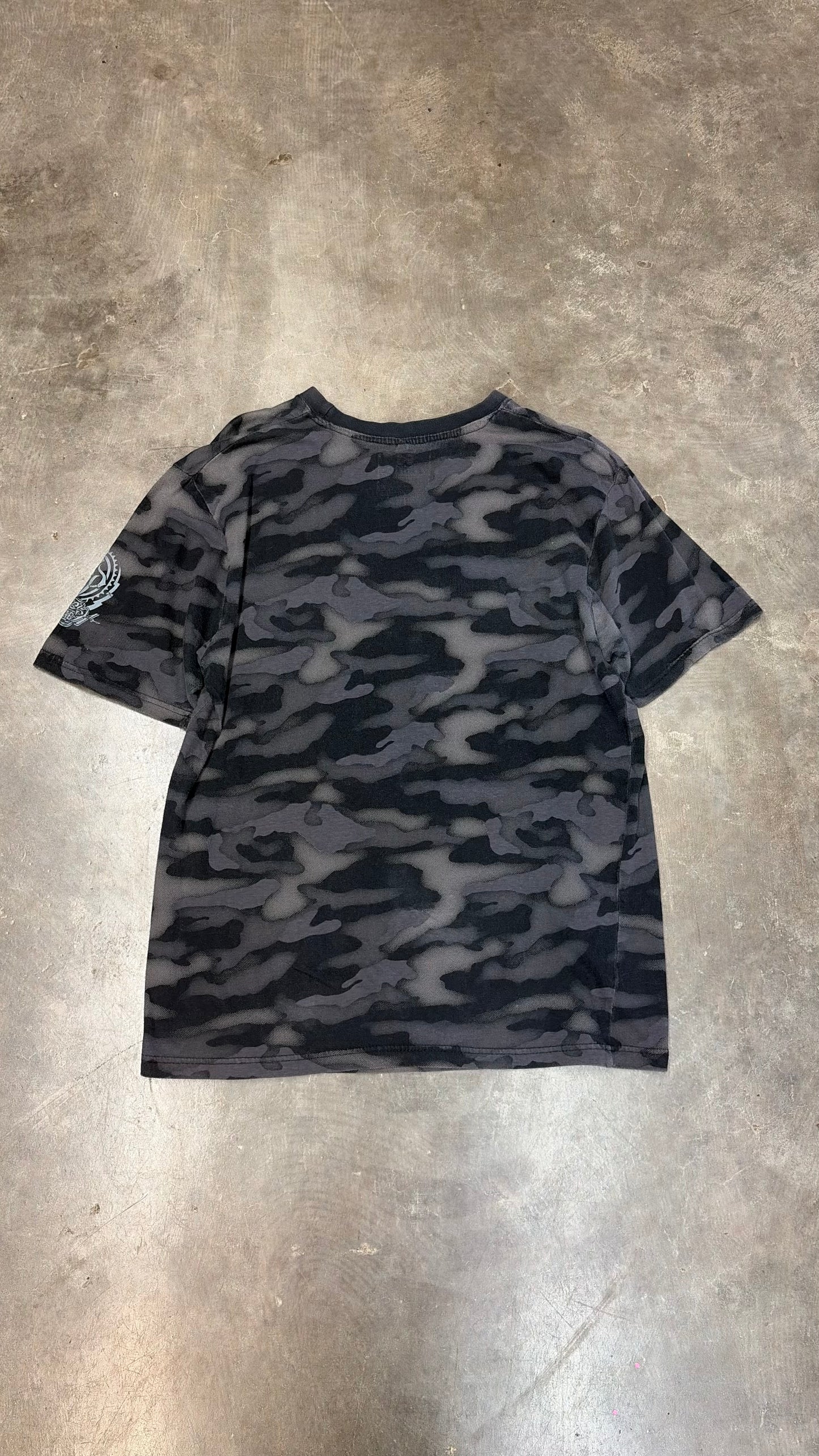 2000s Southpole T-Shirt Camo Large