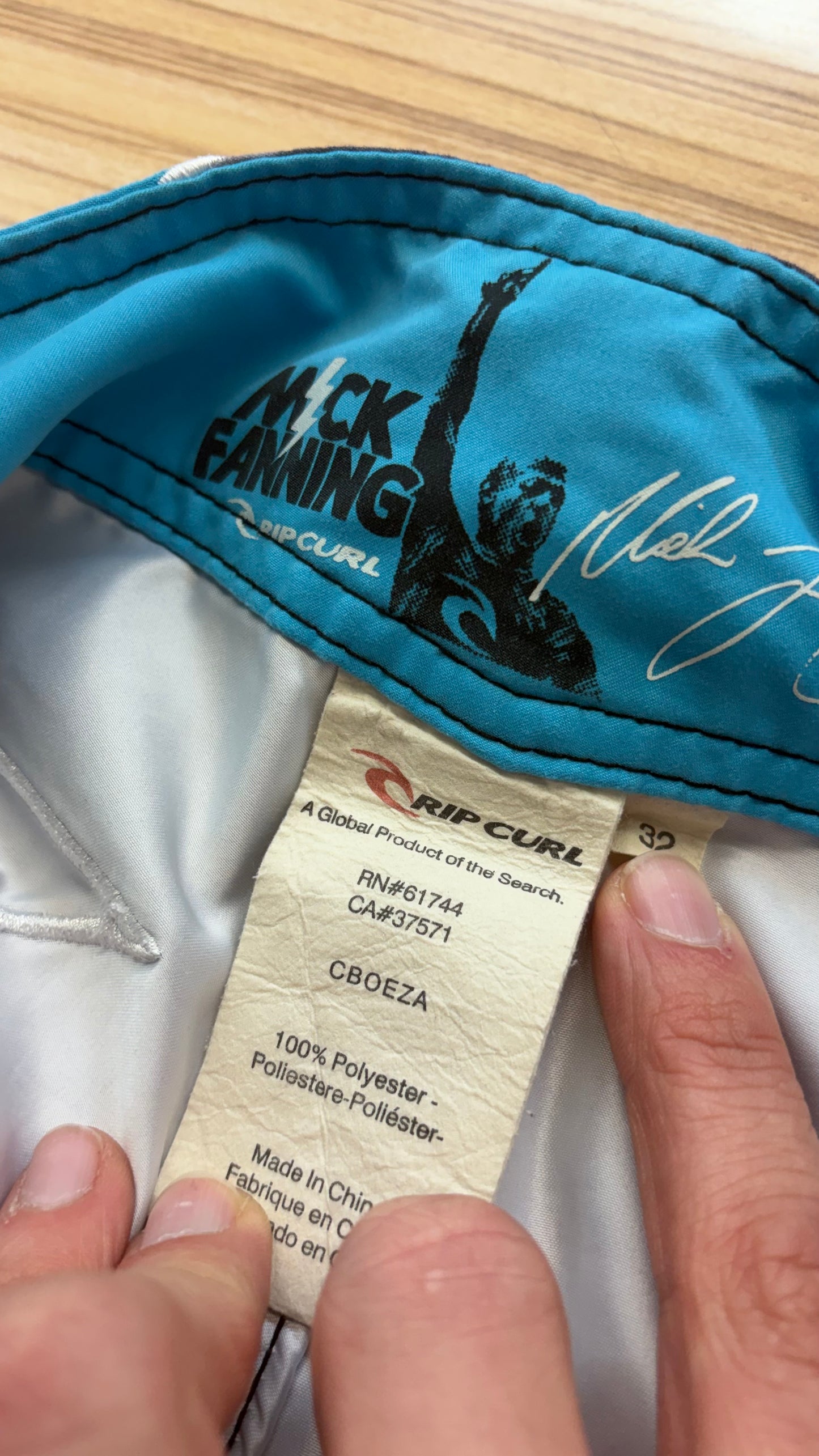 2000s Ripcurl Mick Fanning Boardies Size 34”