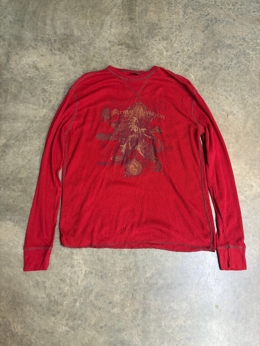 2000s Red thermal XXL