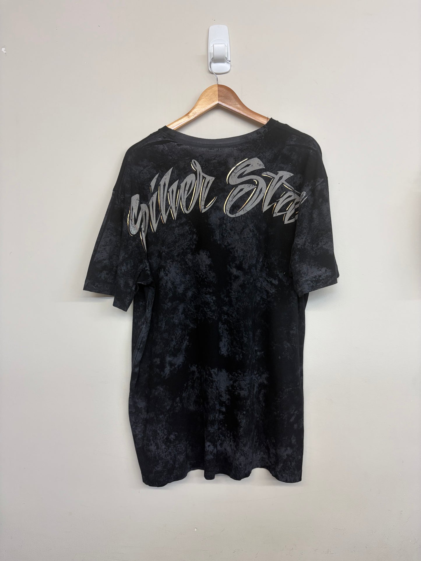 2000s Silver Star T-Shirt XL