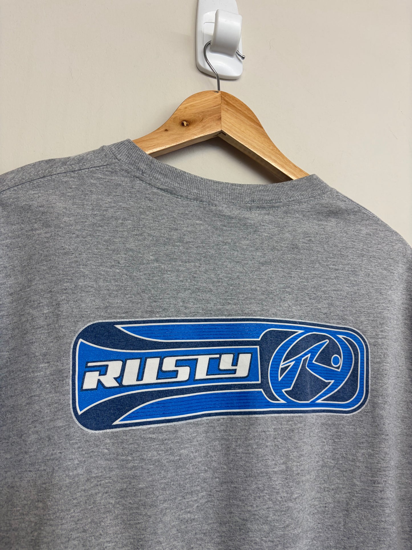 2000s Rusty Long-Sleeve Shirt Medium