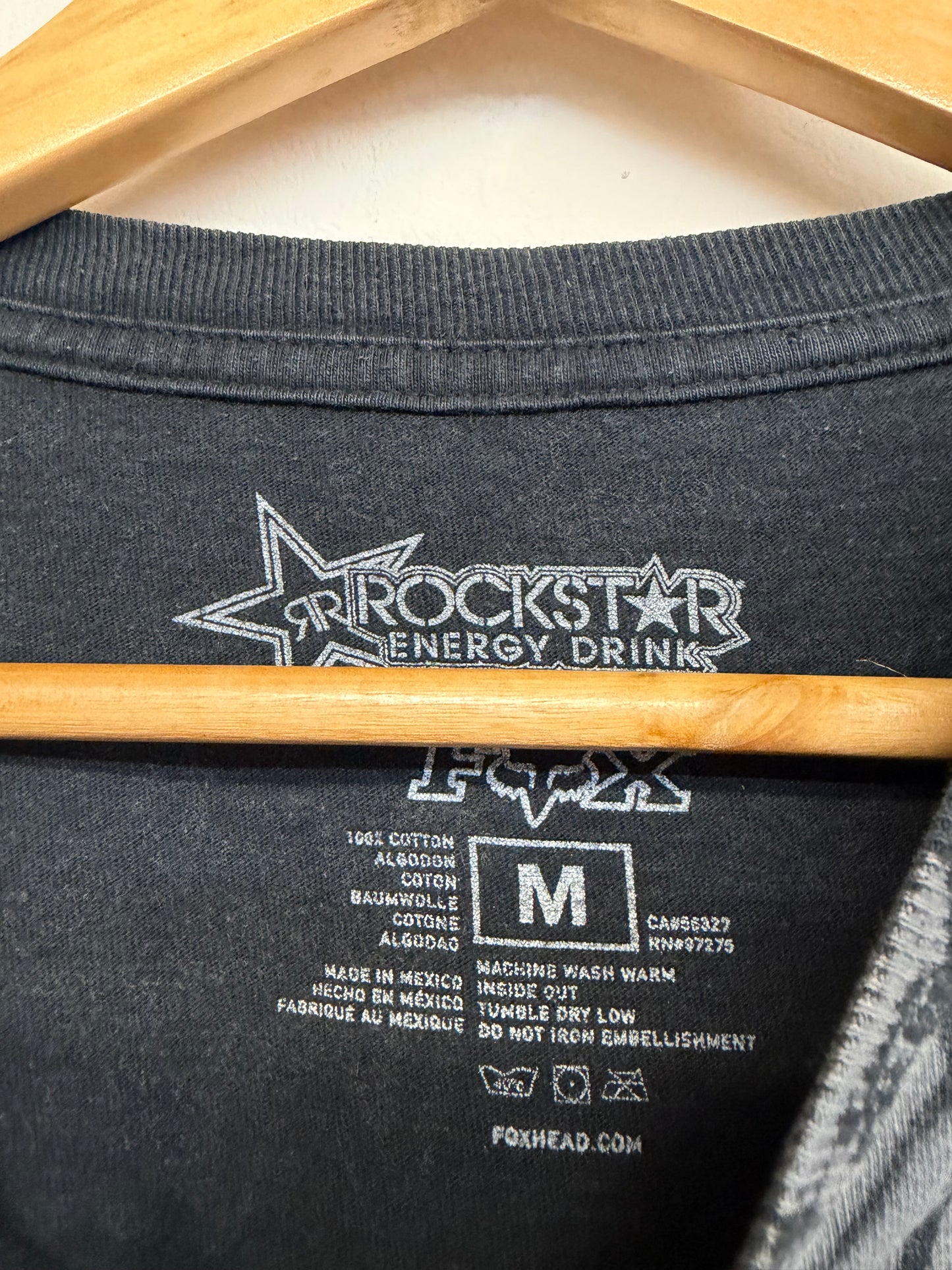 2000s Roctstar x Fox T-Shirt Medium