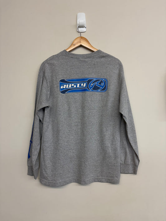 2000s Rusty Long-Sleeve Shirt Medium