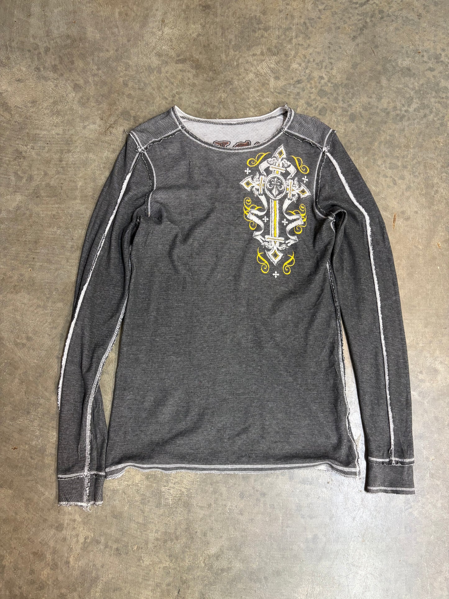 2000s Affliction Thermal Long-Sleeve *RARE REVERSIBLE*