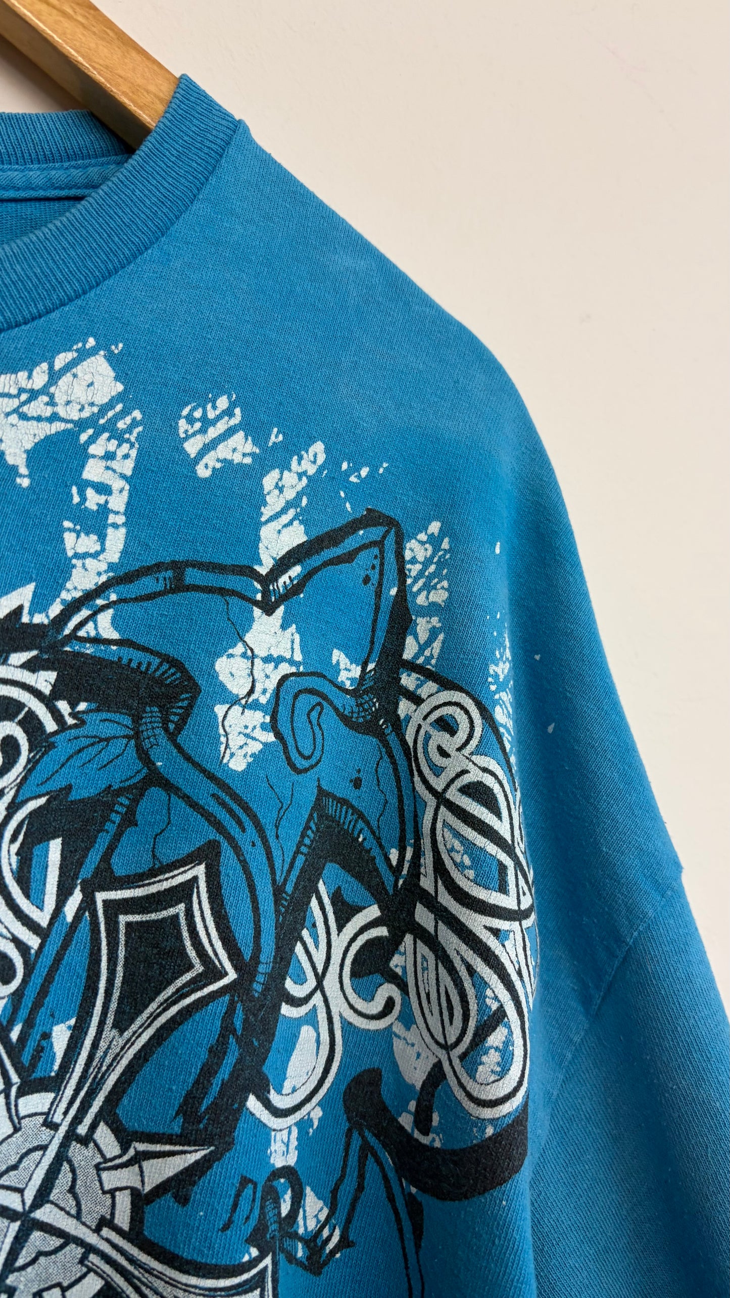 2000s Cross T-Shirt XL