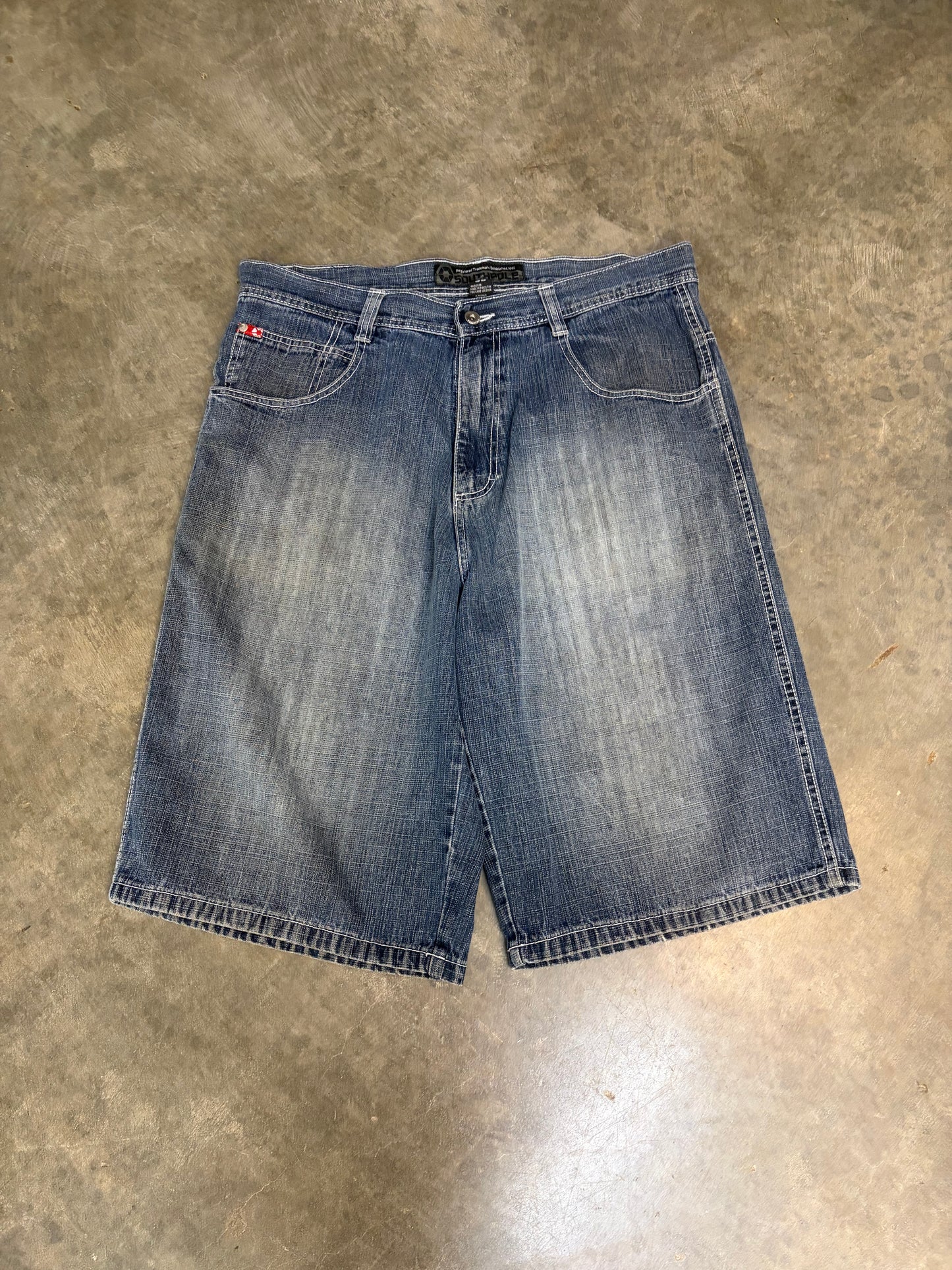 2000s Southpole Redtab Jorts W38”
