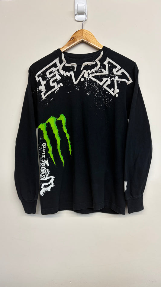 2000s Fox x Monster Long-Sleeve Shirt Small