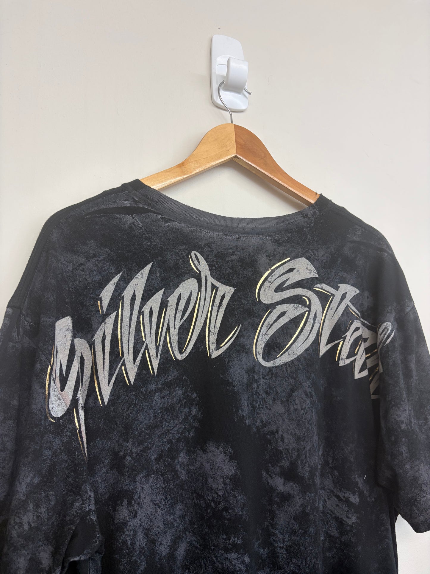 2000s Silver Star T-Shirt XL