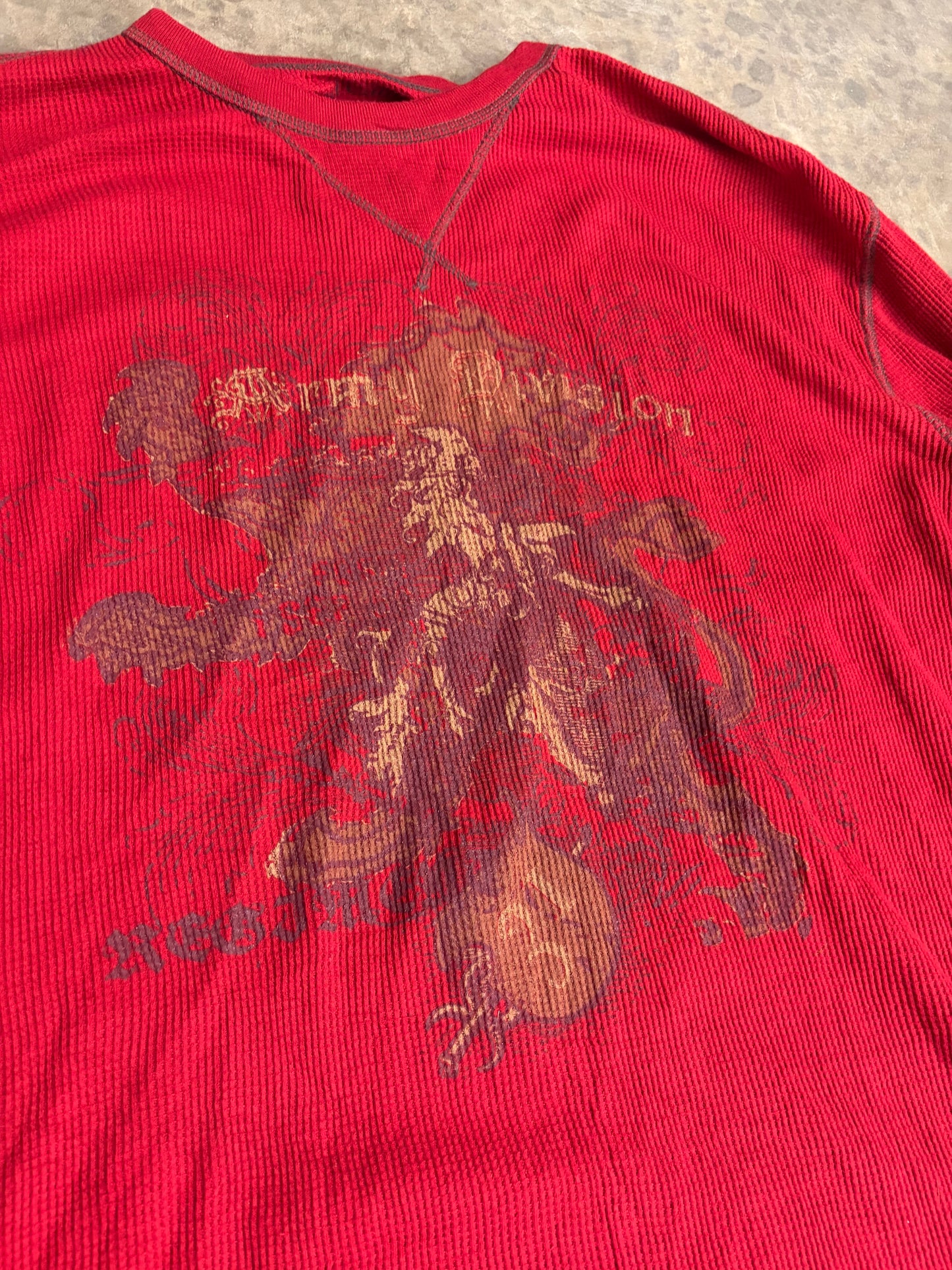 2000s Red thermal XXL