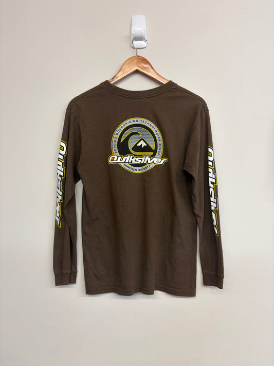 2000s Quiksilver Long-Sleeve Shirt Small