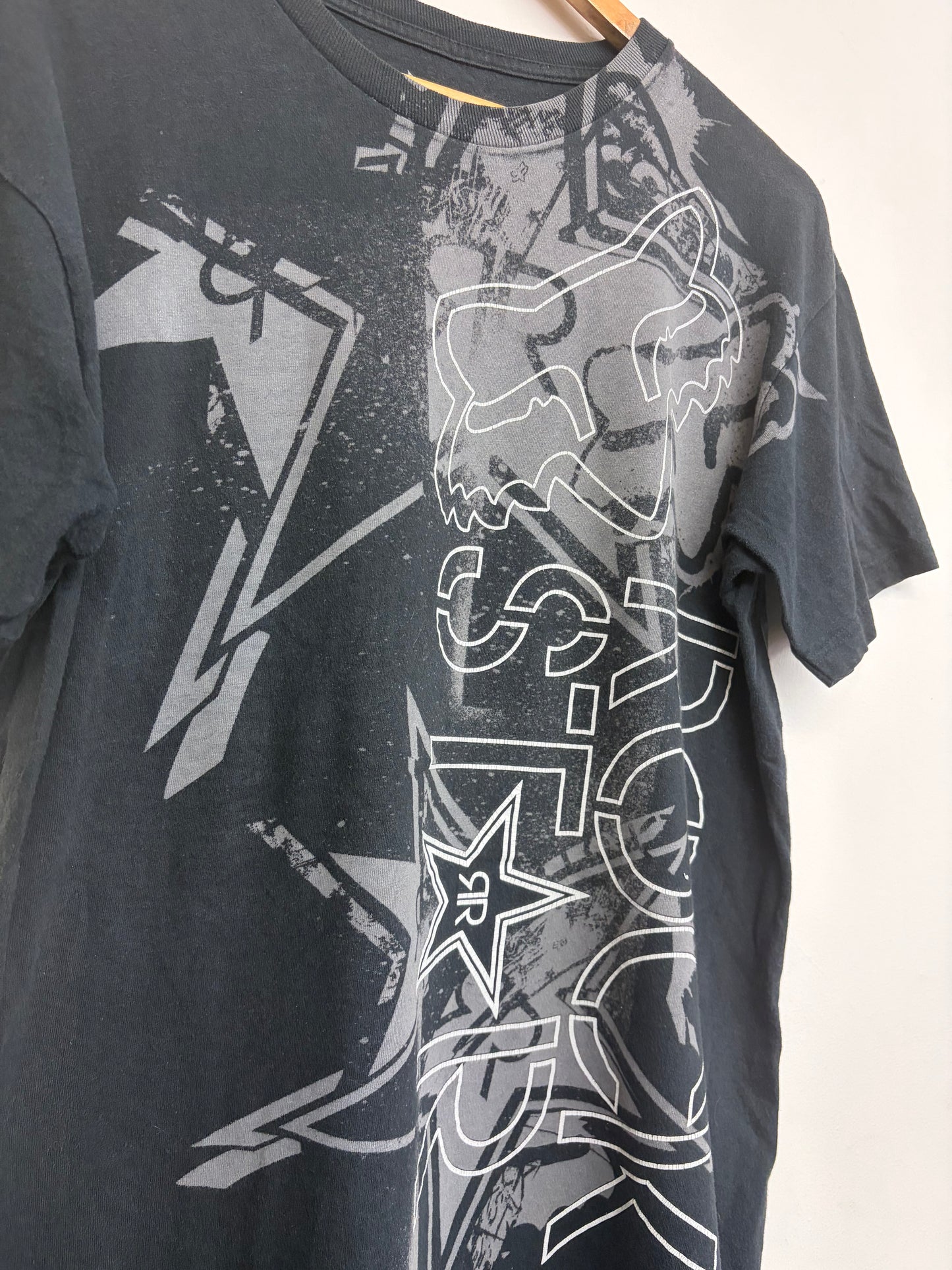 2000s Roctstar x Fox T-Shirt Medium