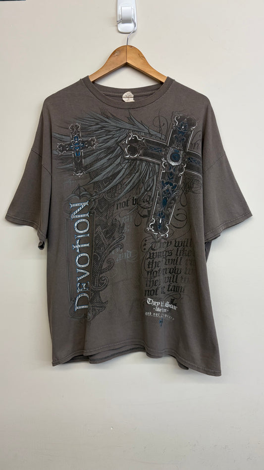 2000s Cross t-shirt XL