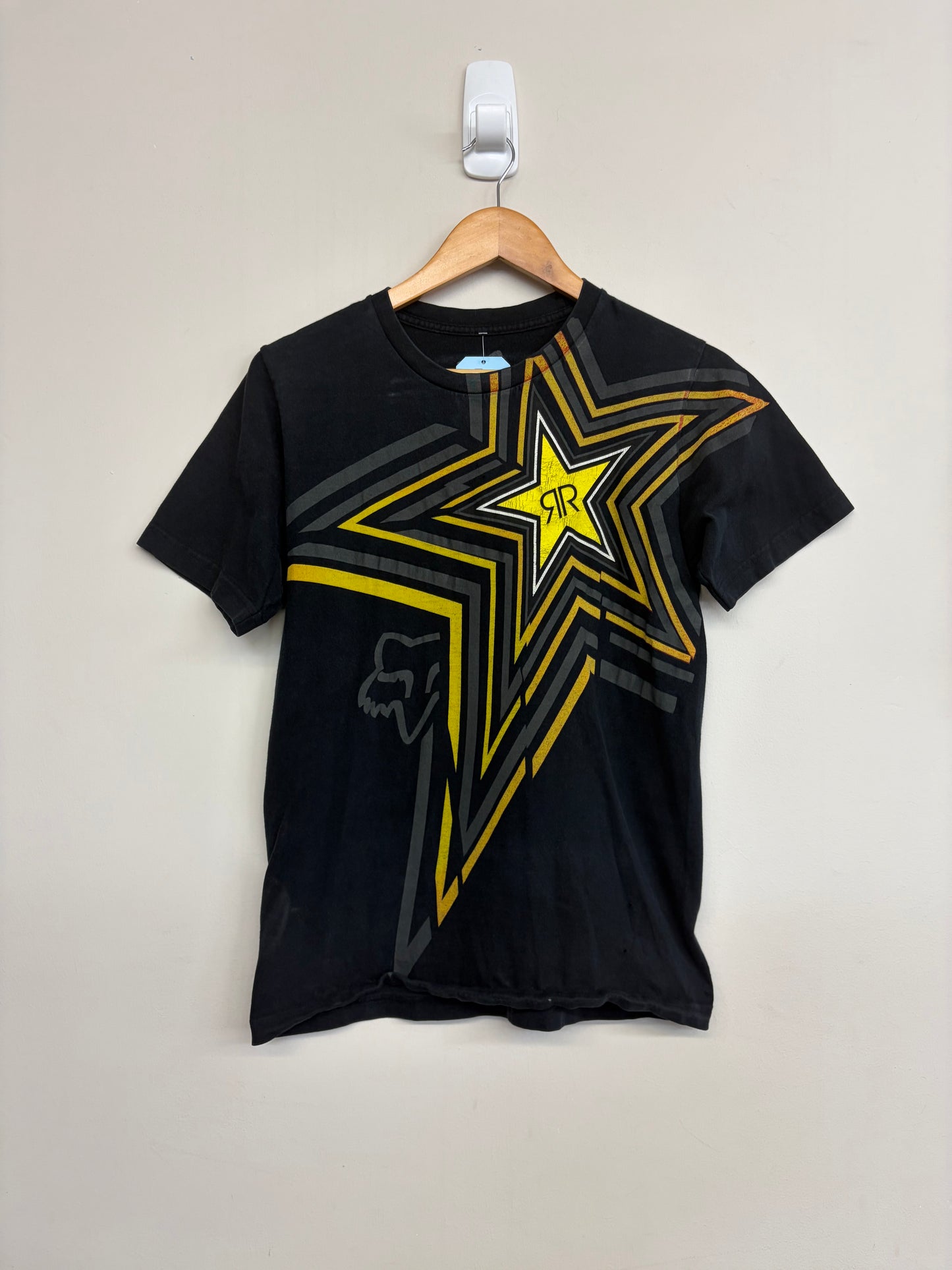 2000s Rockstar x Fox T-Shirt Small