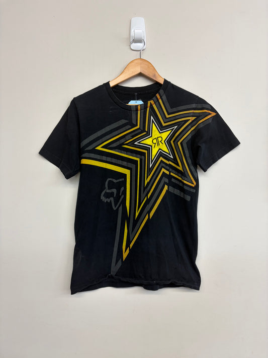 2000s Rockstar x Fox T-Shirt Small