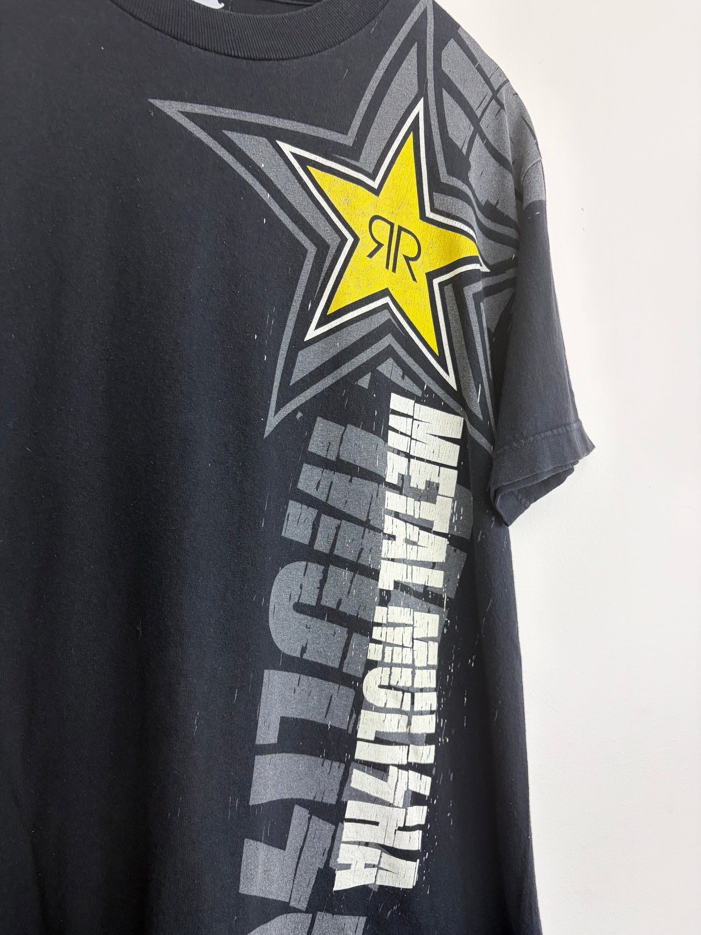 2000s Rockstar x Metal Mulisha T-Shirt Medium