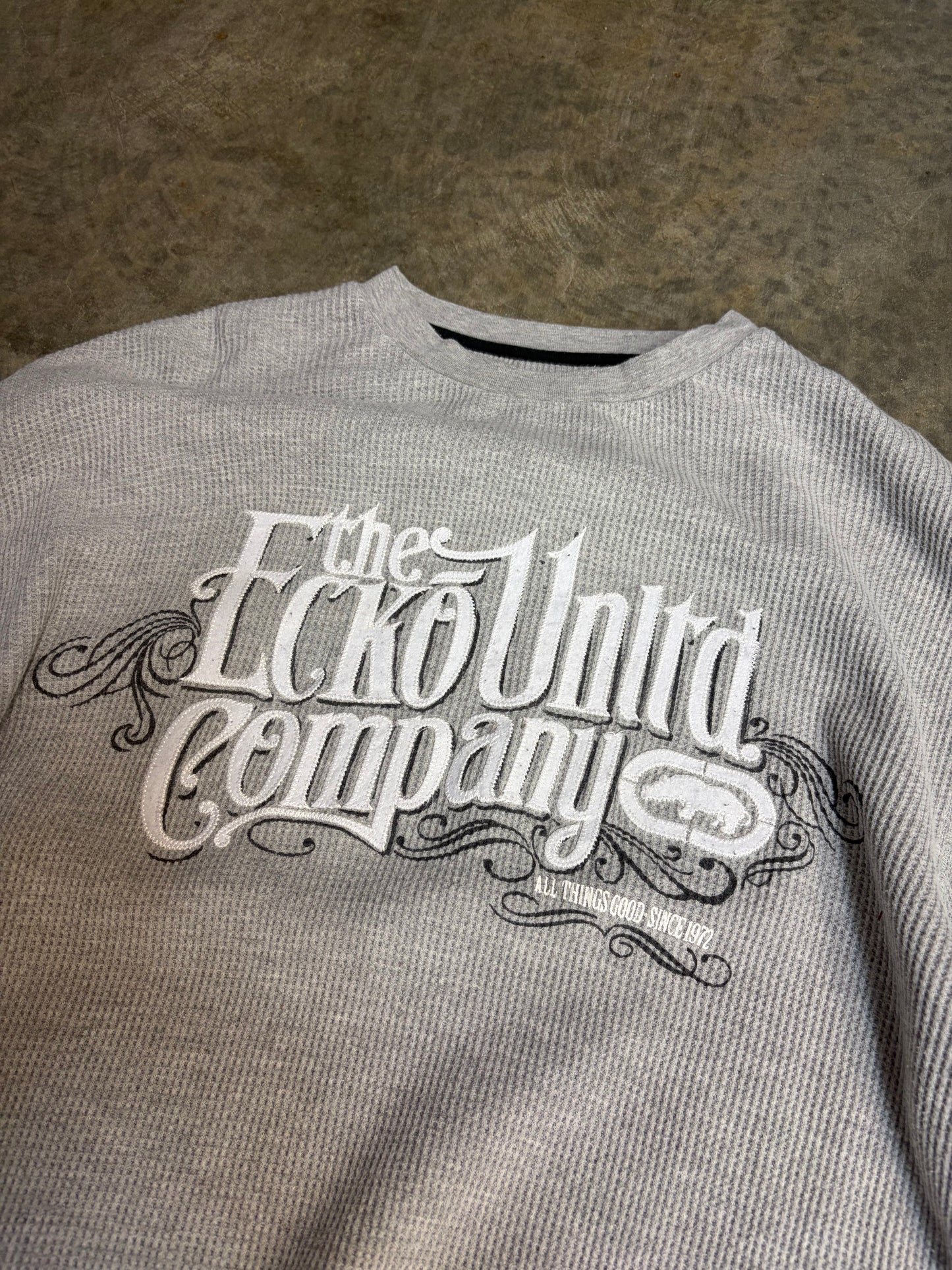 2000s Ecko Unltd Thermal Long-Sleeve