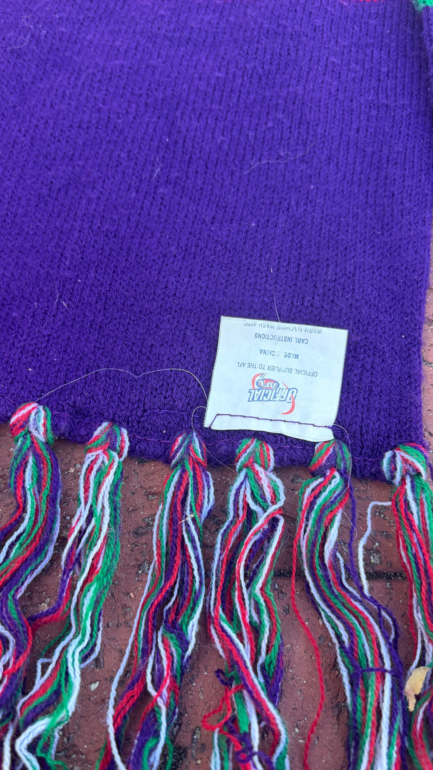 2000s Fremantle Dockers AFL scarf
