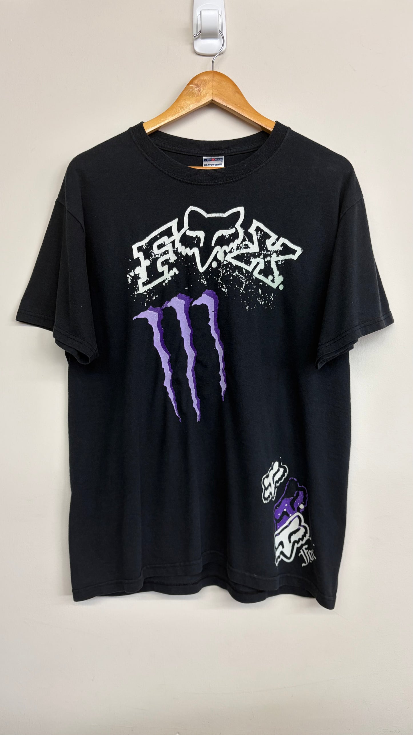 2000s Monster x Fox T-Shirt Large *bootleg