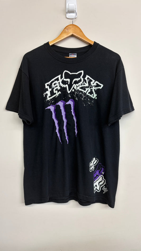 2000s Monster x Fox T-Shirt Large *bootleg