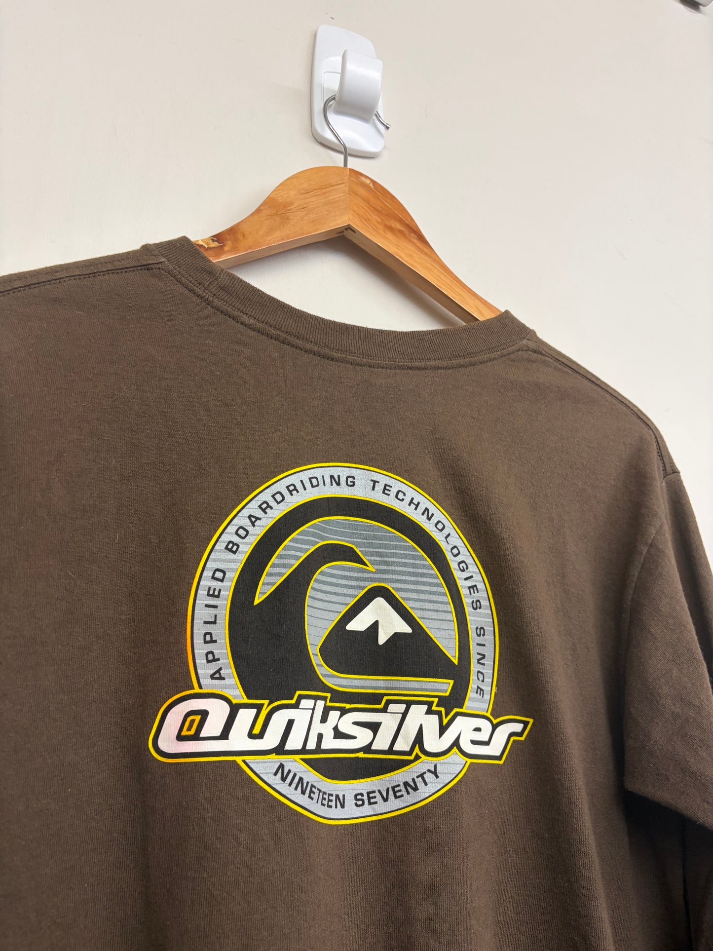 2000s Quiksilver Long-Sleeve Shirt Small