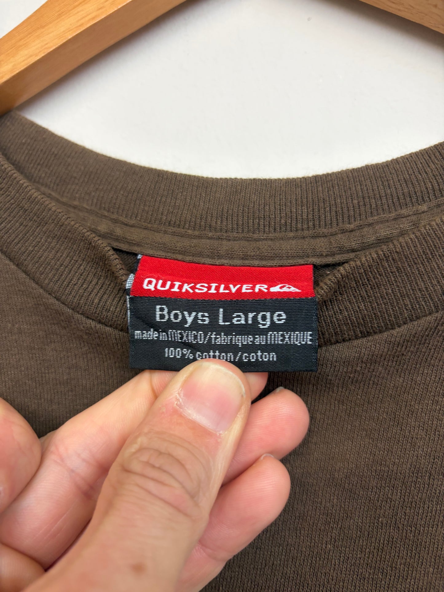 2000s Quiksilver Long-Sleeve Shirt Small