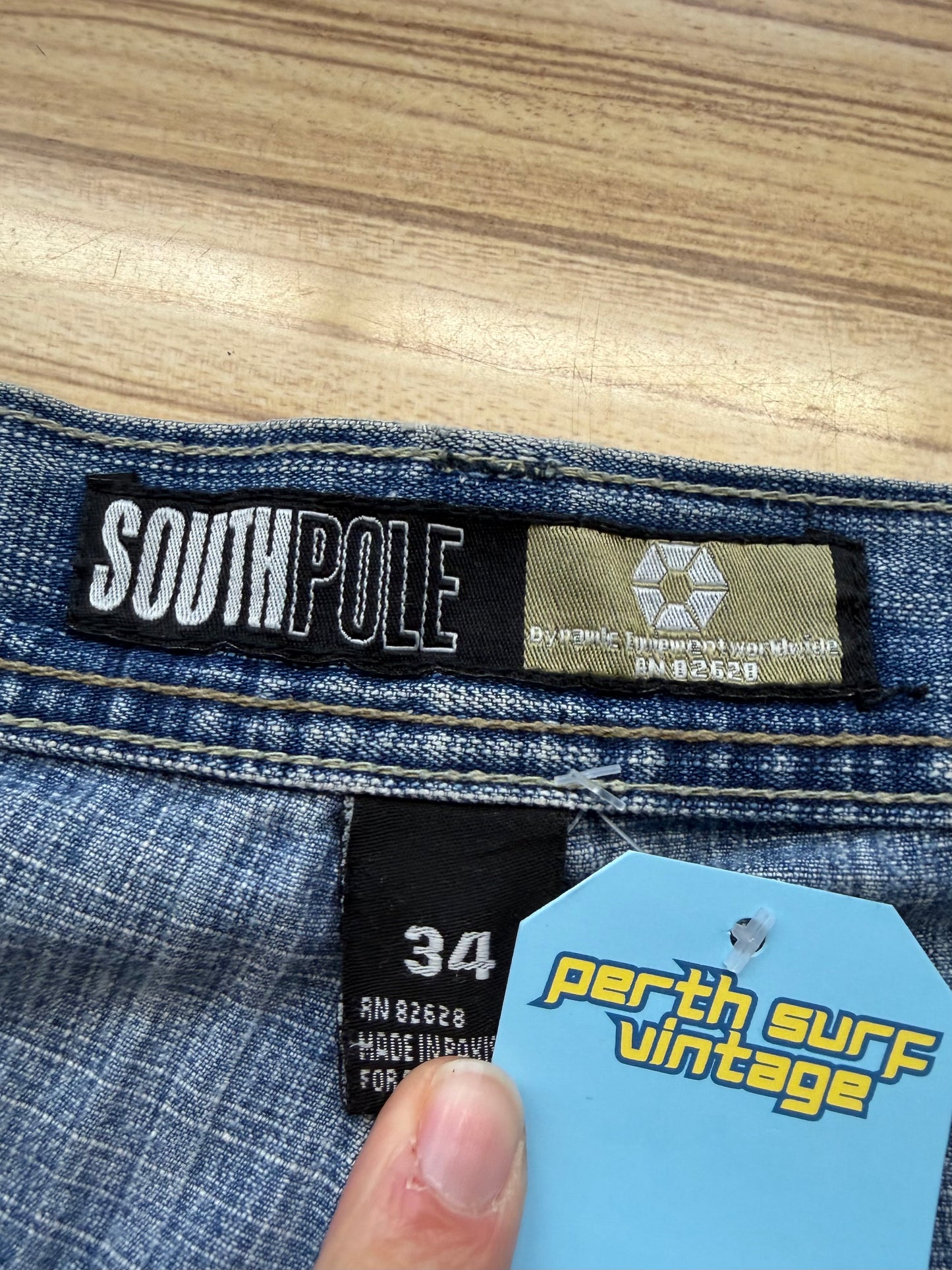 2000s Southpole Jorts W34”