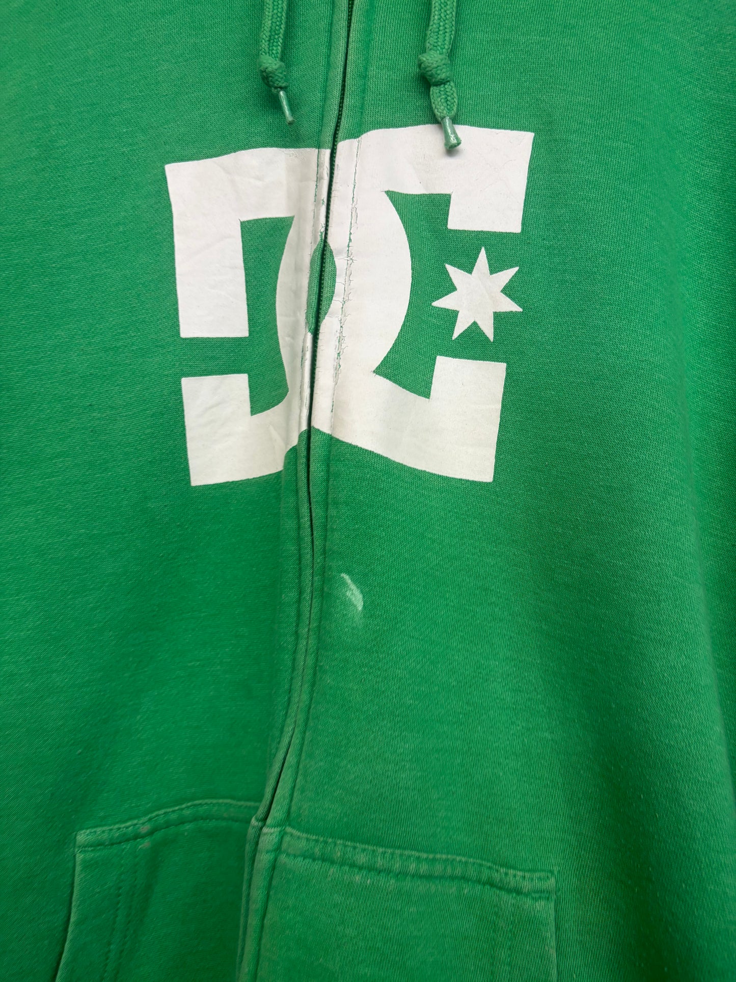2000s DC Green Jumper XL