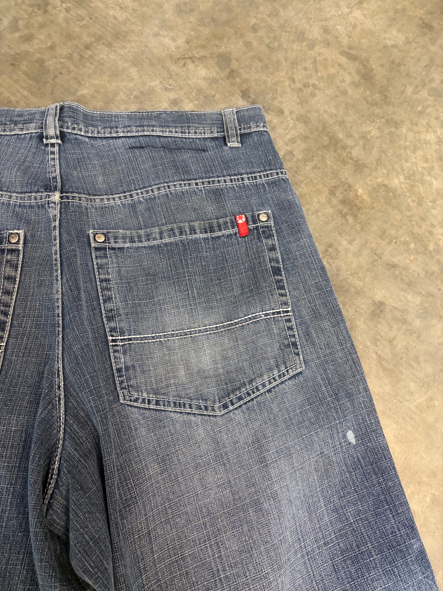2000s Southpole Redtab Jorts W38”