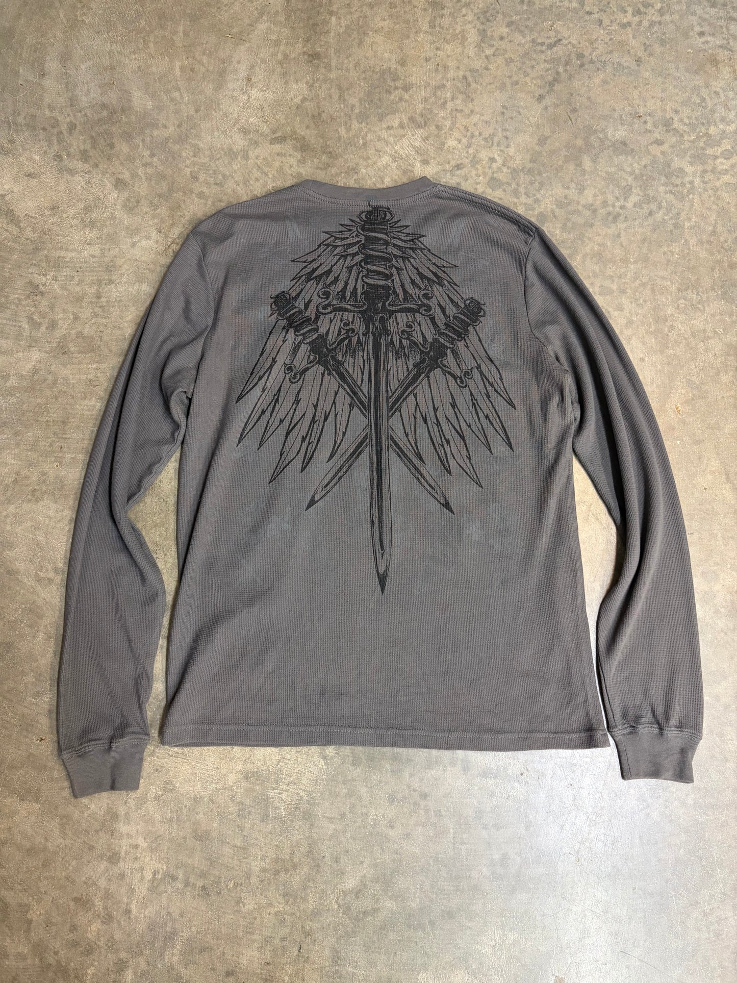 2000s Destruction Thermal Long-Sleeve shirt XL