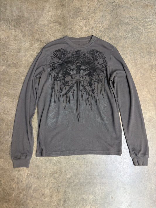 2000s Destruction Thermal Long-Sleeve shirt XL